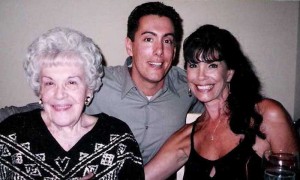 Bobbie Trifon with her mother and son